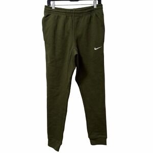 Nike Mens Club Standard Fit Taper Leg‎ Fleece Sweatpants Size S Green Athleisure